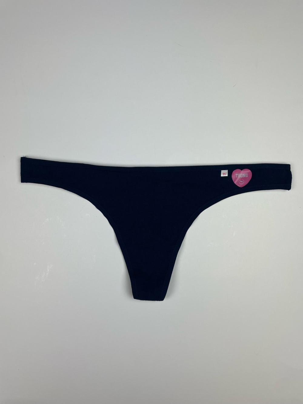 NWT 2010 Victoria's Secret PINK navy blue extra low rise skinny side thong